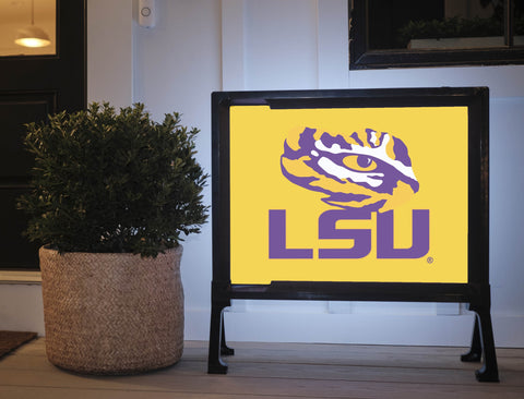 LSU Tiger Eye Yellow Yardsy Sign
