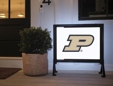 Purdue P White Yardsy Sign