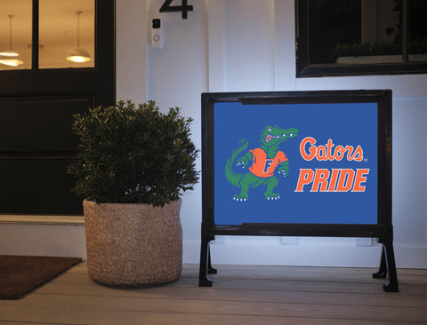 Florida Gators Pride Albert Blue Yardsy Sign