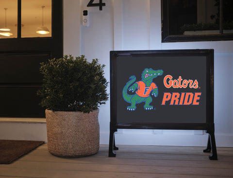 Florida Gators Pride Albert Black Yardsy Sign