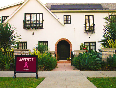 American Cancer Society Survivor Yardsy Sign