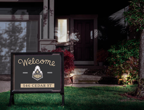 Welcome Purdue Custom Yardsy Sign