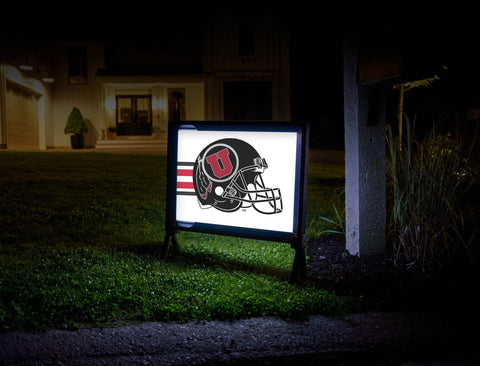 Utah Helmet Black Yardsy Sign