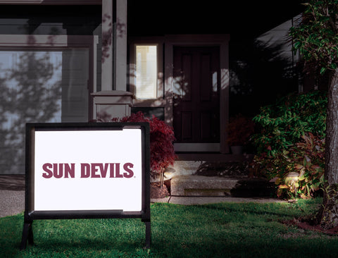 Arizona State Sun Devils White Yardsy Sign