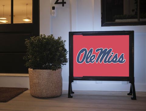 Mississippi Ole Miss Horizontal Red Yardsy Sign
