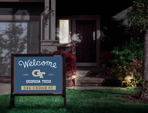Welcome Georgia Tech Custom Yardsy Sign