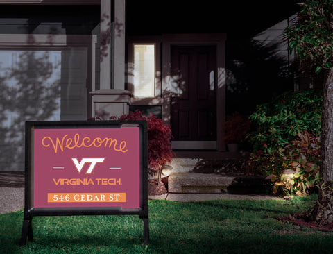 Welcome Virginia Tech Custom Yardsy Sign