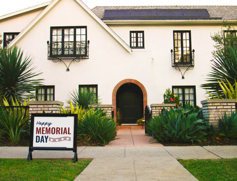 Happy Memorial Day Yardsy Sign