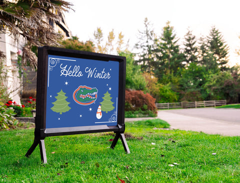 Florida Hello Winter Yardsy Sign