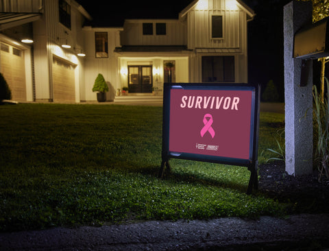 American Cancer Society Survivor Yardsy Sign