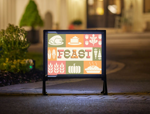 Feast Yardsy Sign