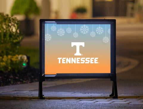 Snowflake Sunset Tennessee T Holiday Yardsy Sign
