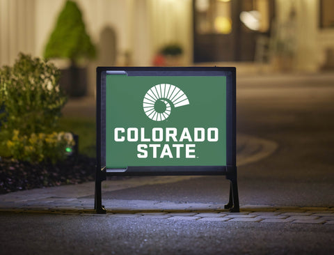 Colorado State Logo Green Yardsy Sign