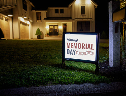 Happy Memorial Day Yardsy Sign