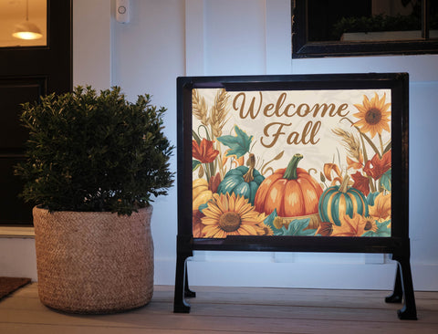 Welcome Fall Harvest Yardsy Sign