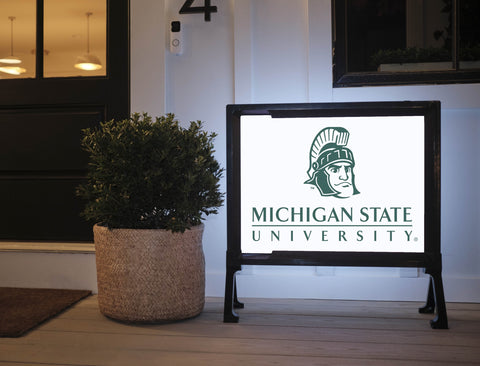 Michigan State Institutional Mark White Yardsy Sign