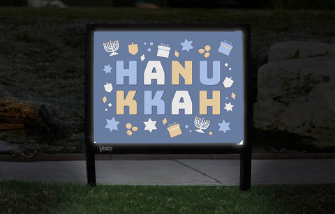 Hanukkah Yard Signs