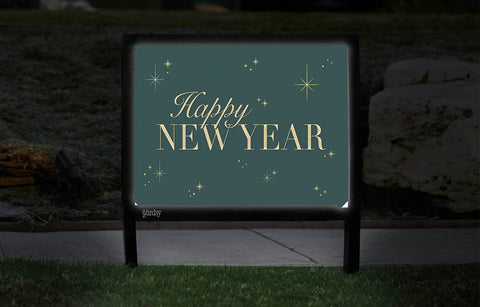 New Years Yard Signs