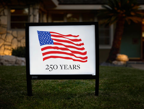 American Flag Yardsy Sign