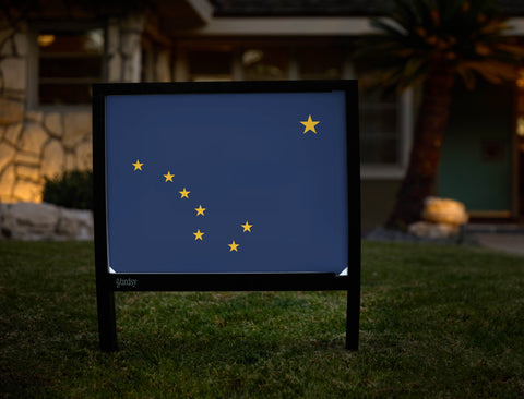 Alaska State Flag Yardsy Sign - Hero