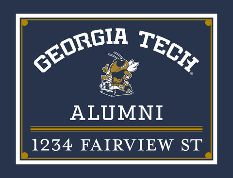 Alumni Georgia Tech Custom Yardsy Sign