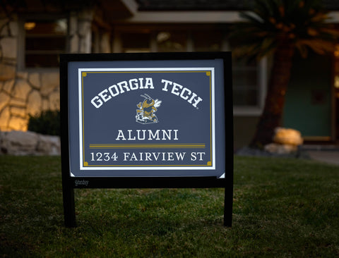 Alumni Georgia Tech Custom Yardsy Sign