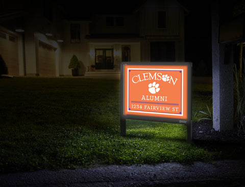 Alumni Clemson Custom Yardsy Sign