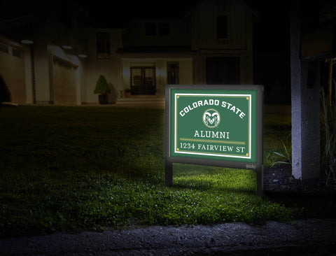 Alumni Colorado State Custom Yardsy Sign
