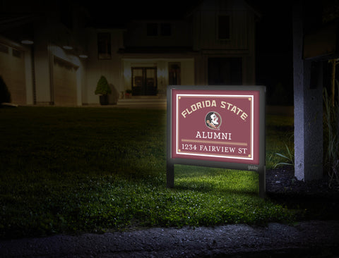 Alumni Florida State Custom Yardsy Sign