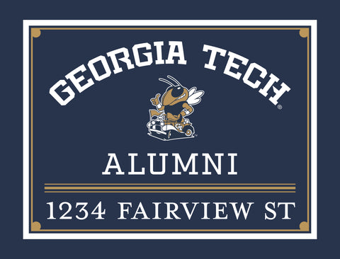 Alumni Georgia Tech Custom Yardsy Sign