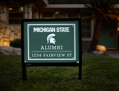 Alumni Michigan State Custom Yardsy Sign
