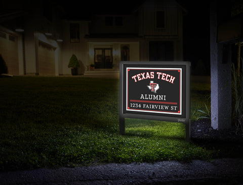 Alumni Texas Tech Custom Yardsy Sign