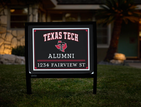 Alumni Texas Tech Custom Yardsy Sign