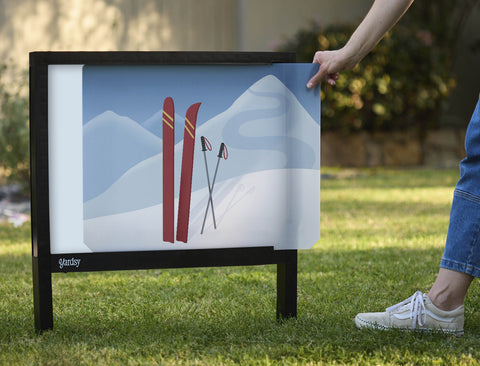 Apres Ski Yardsy Sign - Interchangeable