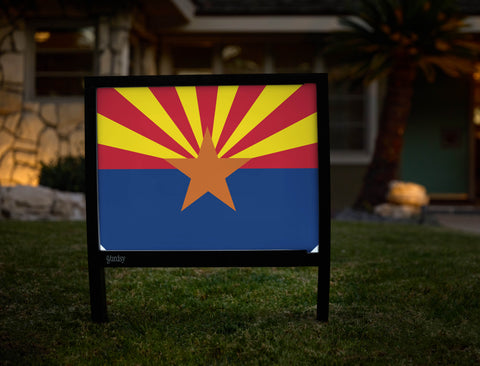 Arizona State Flag Yardsy Sign - Hero