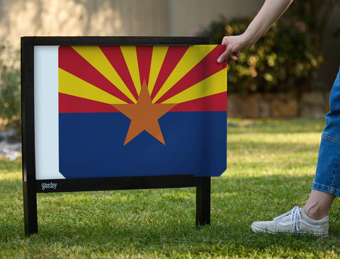 Arizona State Flag Yardsy Sign - Interchangeable