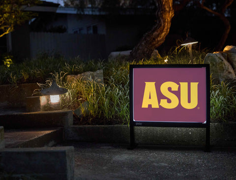 Arizona State ASU Maroon Yardsy Sign - Flat Feet