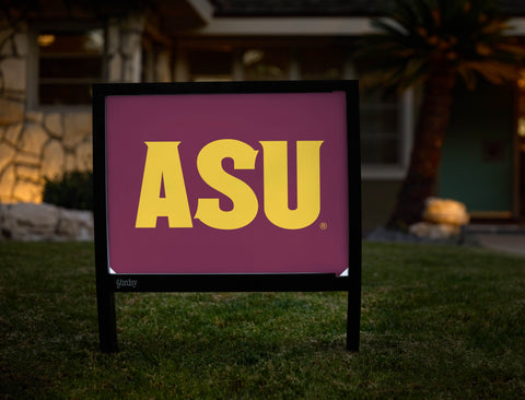 Arizona State ASU Maroon Yardsy Sign - Hero