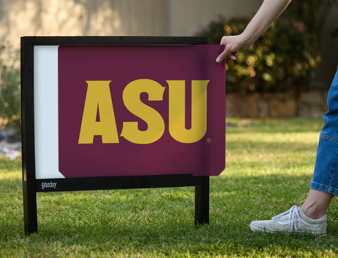 Arizona State ASU Maroon Yardsy Sign - Interchangeable