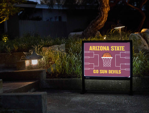 Arizona State Basketball Yardsy Sign - Flat Feet