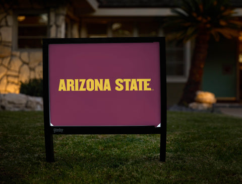 Arizona State Maroon Yardsy Sign - Hero