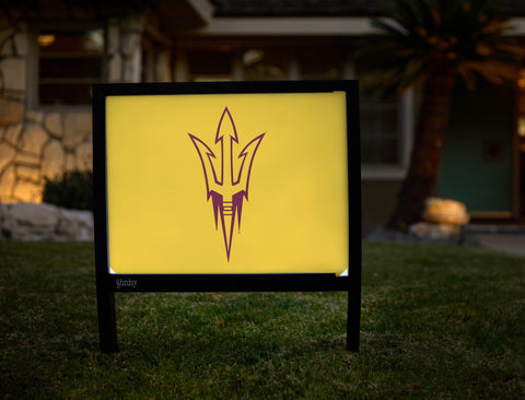 Arizona State Trident Gold Yardsy Sign - Hero