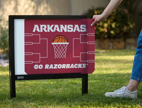 Arkansas Basketball Yardsy Sign - Interchangeable