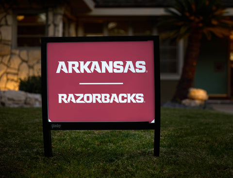 Arkansas Razorbacks Cardinal Yardsy Sign - Hero
