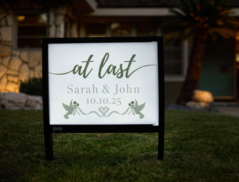 At Last Custom Yardsy Sign - Hero
