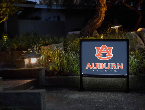 Auburn AU Tigers Blue Yardsy Sign - Flat Feet