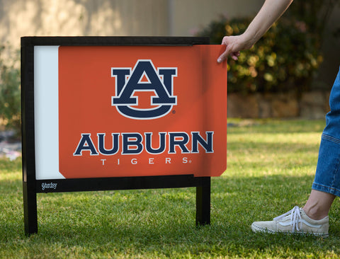 Auburn AU Tigers Orange Yardsy Sign - Interchangeable