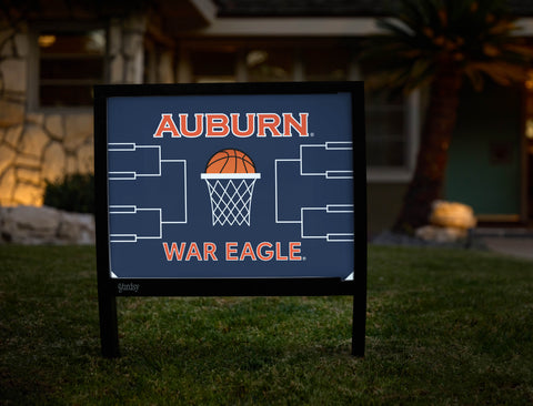 Auburn Basketball Yardsy Sign - Hero