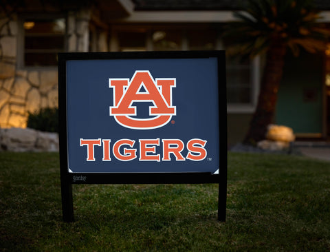 Auburn Tigers Blue Yardsy Sign - Hero