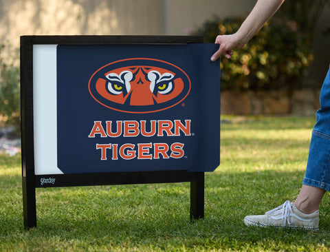 Auburn Tigers Eyes Blue Yardsy Sign - Interchangeable
